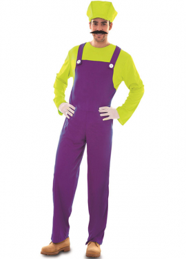 Yellow Plumber Costume for Men
