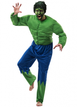 Fato de Forzudo verde para homem