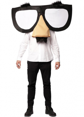 Glasses with Nose Costume for adults