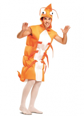 Fato de camarão para adulto