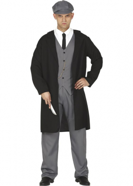 English Gangster Costume for Men