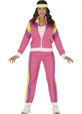 Fato de ginasta feminino dos anos 80