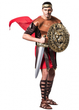 Fato de Gladiador Romano para homem