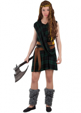 Scottish Warrior Costume for Women