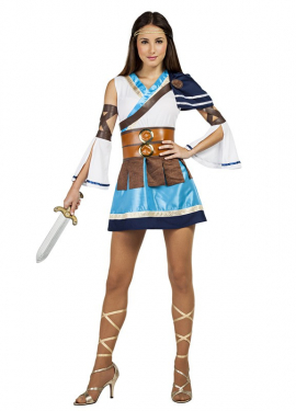 Fato de guerreiro grego para mulher