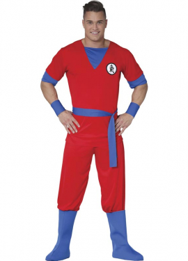 Fato de guerreiro de luta masculino adulto