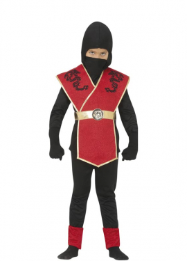 Fato de guerreiro ninja infantil