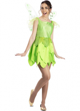 Fato de fada verde para mulher