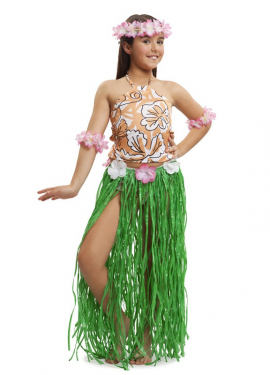 Chic Hawaiian costume for girls