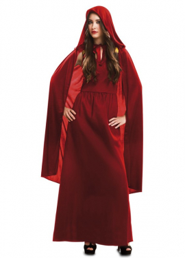 Red Sorceress costume for women