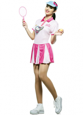 Hello Kitty Tennis Player Costume for Women