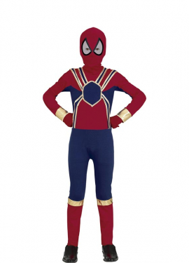 Fato de Herói Aranha Vermelha para menino