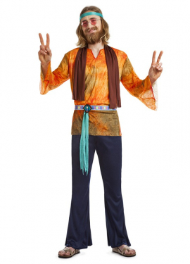 Fato de Hippie da Califórnia para homem