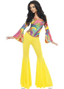 Cool 70s Hippie Costume for Women