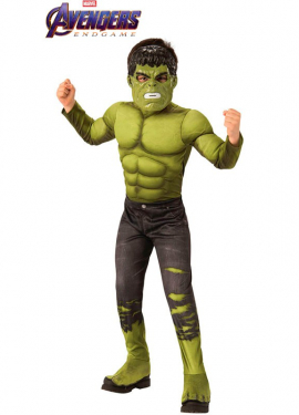 Hulk Endgame Muscular costume for children
