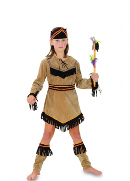 India costume with fringes for girls