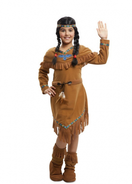Fato de índio marrom para menina