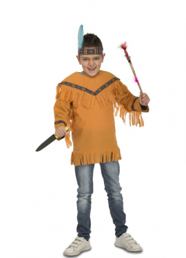 Fato de índio com acessórios para crianças