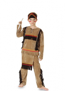 Indian costume with fringes for children