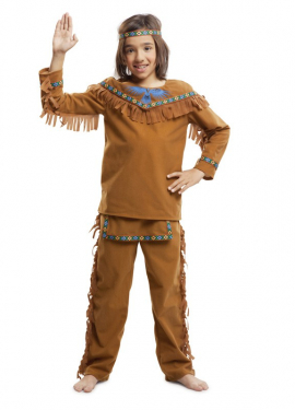 Fato de índio marrom para menino