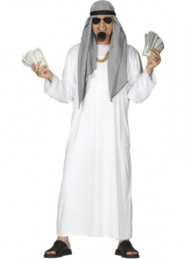 Fato de Sheikh árabe para homem
