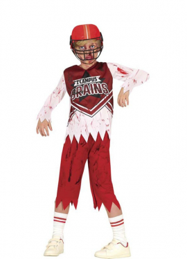 Zombie Rugby Player Costume for Boys