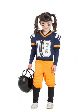 Rugby Player Costume for Girls