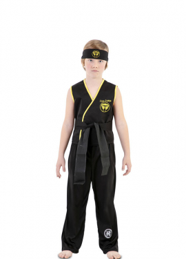 Fato de Karate Cobra King para menino