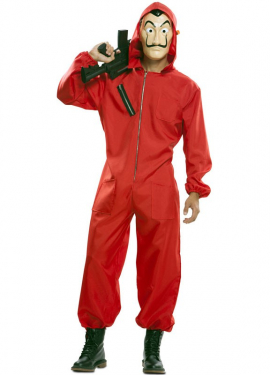 Deluxe La Casa de Papel Thief Costume for adults