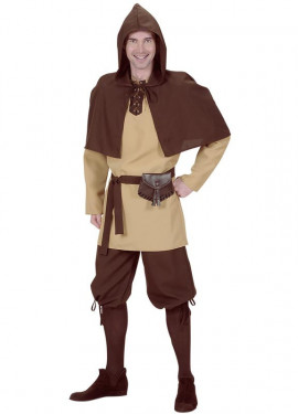 Brown German Landsquenet costume for men