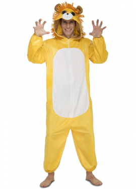 Fato de leão Olhos grandes para adultos