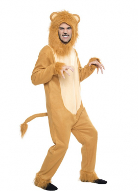 Fato de leão para homem