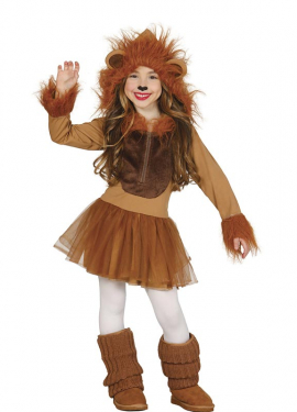 Fato de Leoa Glamour para menina