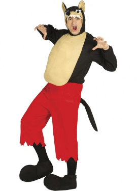 Packed Wolf costume for men