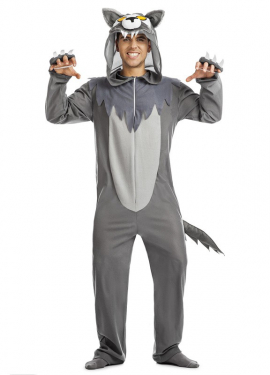 Fato de Lobo Cinzento para homem