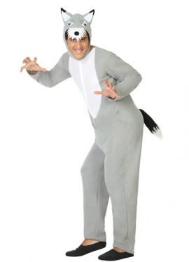 Fato de Lobo Cinzento para homem