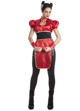 Fato de lutador oriental para mulher