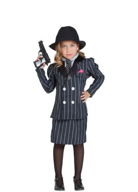 Mafiosa costume for girls