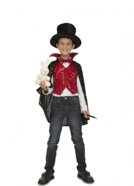 Fato de mágico com acessórios para crianças