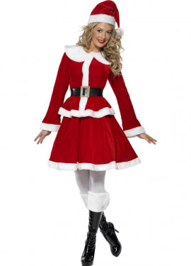 Fato de Papai Noel para as mulheres no Natal