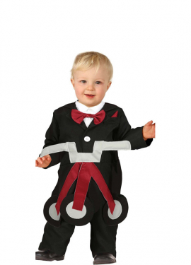 Fato de fantoche triciclo para bebé