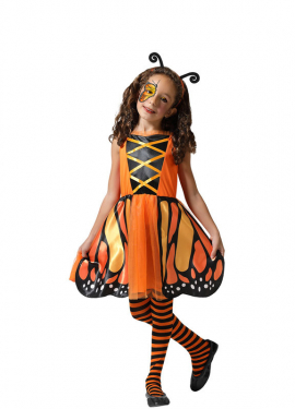 Fato de borboleta monarca para menina