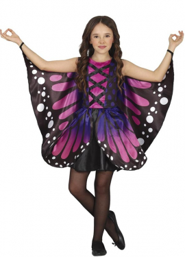 Purple butterfly costume for girl