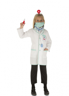 Fato de médico com acessórios infantis