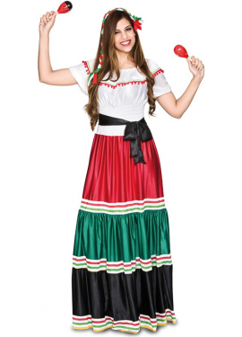 Deluxe Mexican costume for women