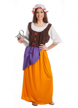 Medieval innkeeper costume for women
