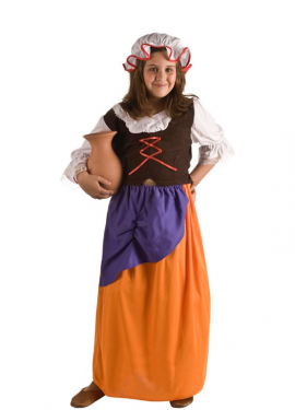Medieval Innkeeper Costume for Girl