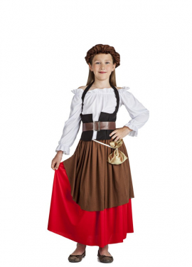 Medieval Innkeeper Costume for Girl