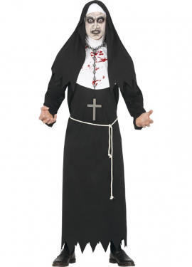 Fato de freira sangrenta para homens