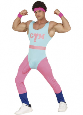Men's Gymnast Stretch Jumpsuit Costume